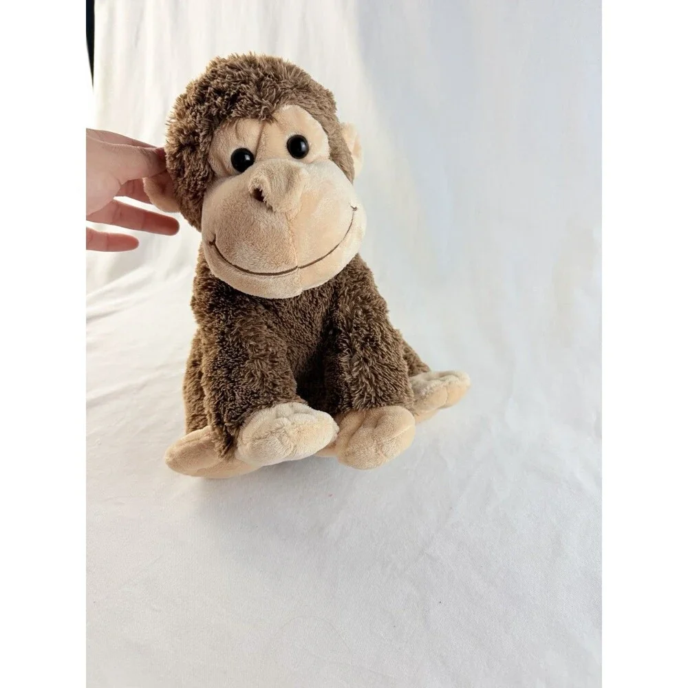 Russ Plush Monkey 12” Brown Tan Stuffed Animal Soft Cuddly Toy Vintage
